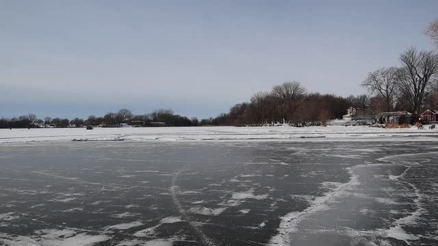 World FASTEST wheelbarrow on ice!