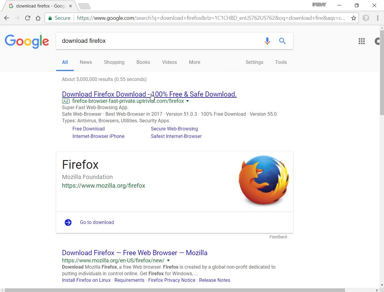 IPGraySpace: How to install Firefox in Windows 10