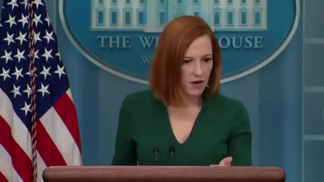 Psaki downplays record high gas prices saying it will only be “temporary.”