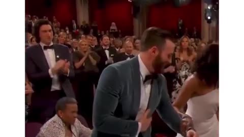 Chris evans being a perfect gentleman