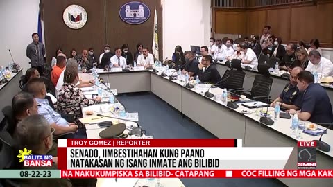 Senado, iimbestigahan kung paano natakasan ng isang inmate ang bilibid