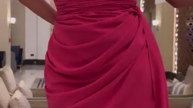 Red dress