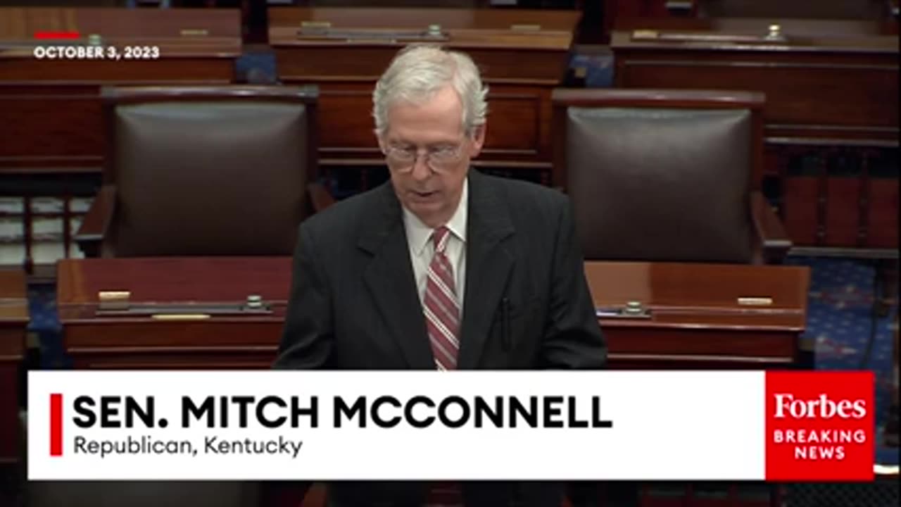 Mitch McConnell Hammers Biden Administration For Its 'Utter Failure On Border Security'v