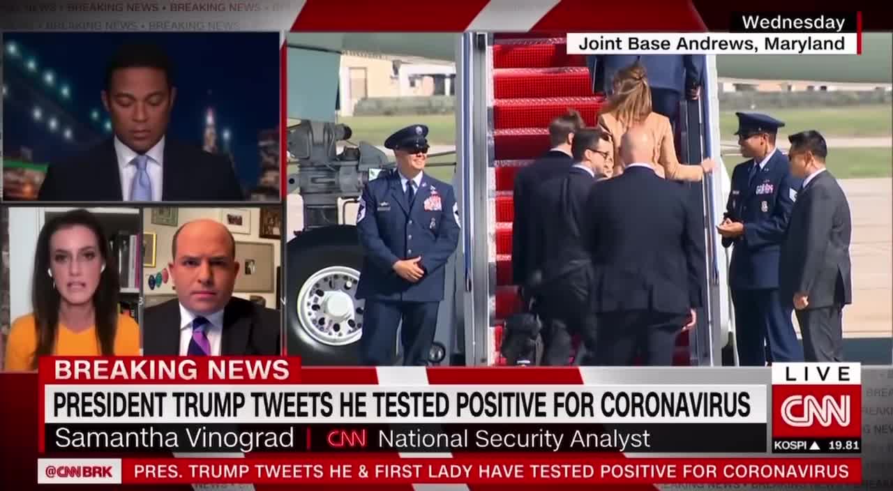 Remember how the media reacted when President Trump tested positive for COVID?