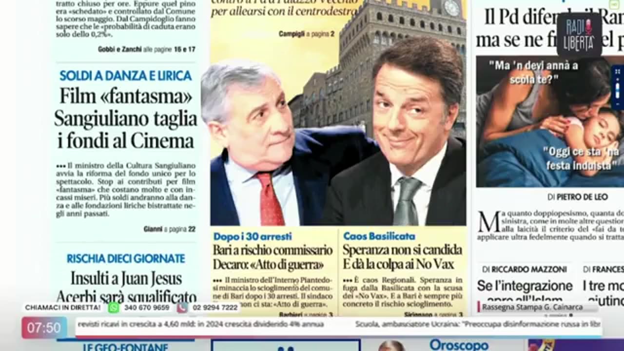 🔴 Rassegna Stampa del 20.03.2024 di Giulio Cainarca su Radio Libertà