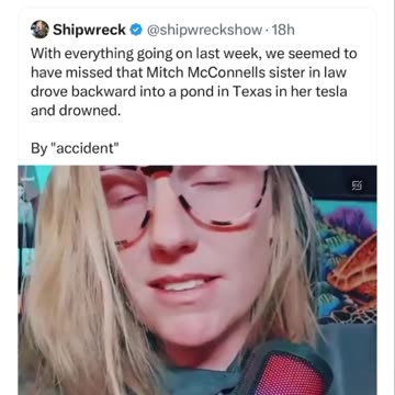 Mitch McConnell's Sister-in-Law Mysteriously Drowns