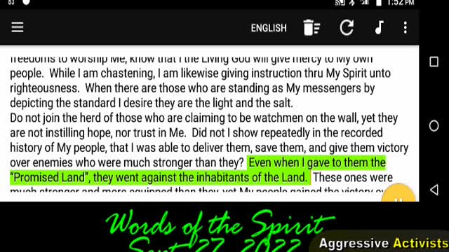 THRU GODLY POWER KILL THE GIANTS_Words of the Spirit-Sept 27 2022
