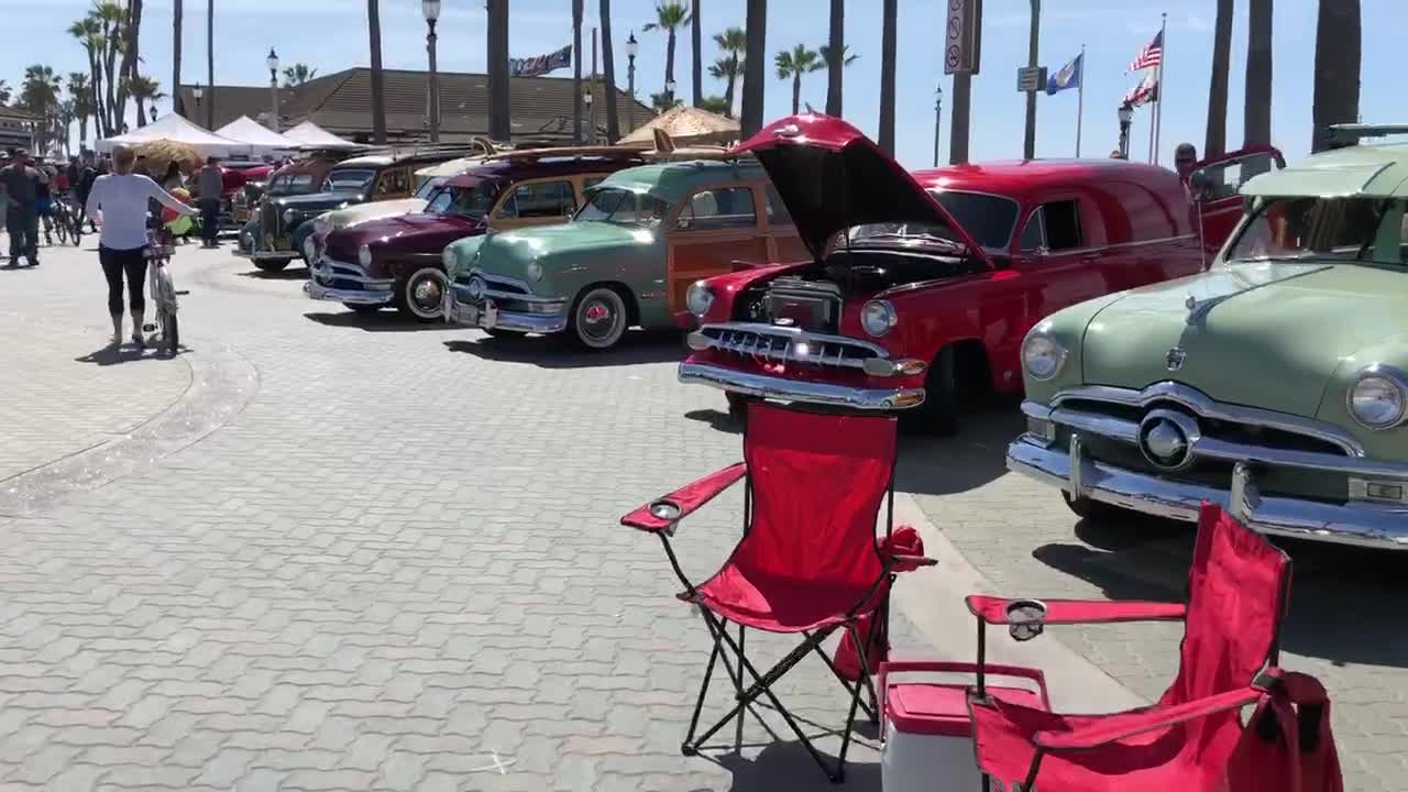 Hotrodtv Beach Custom hot rods HB pier