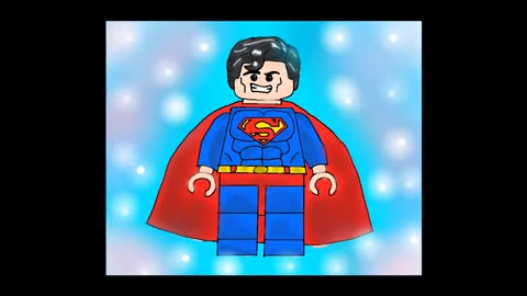 SUPERMAN 💪 HOW TO DRAW - FOR CHILDRENS ♥