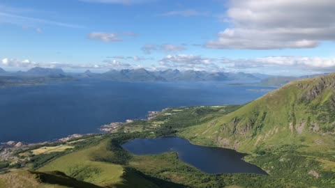 Nature view of Northern Norway