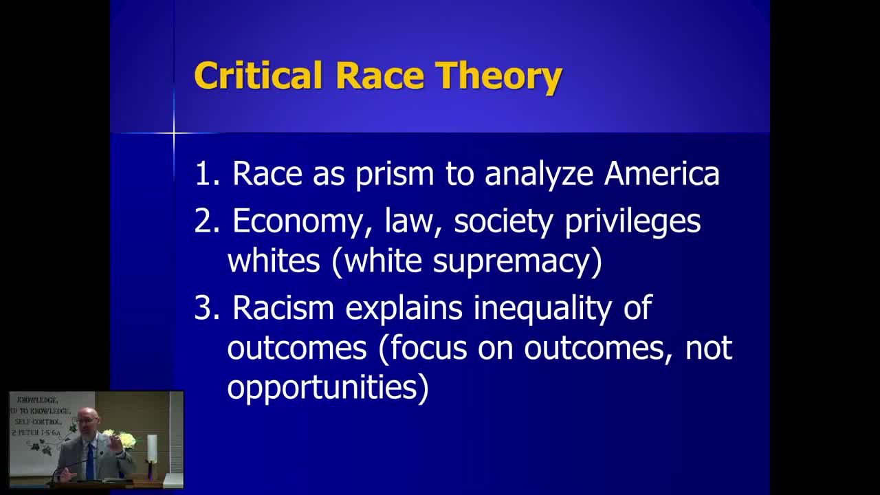 June 12, 2022 - Identity In Christ and Critical Race Theory - Dr. Brad Alles