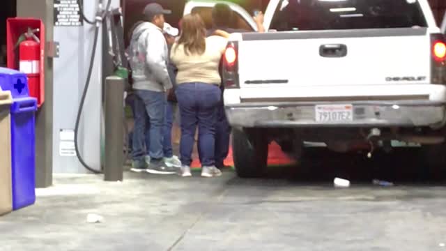 Gas Station Brawl