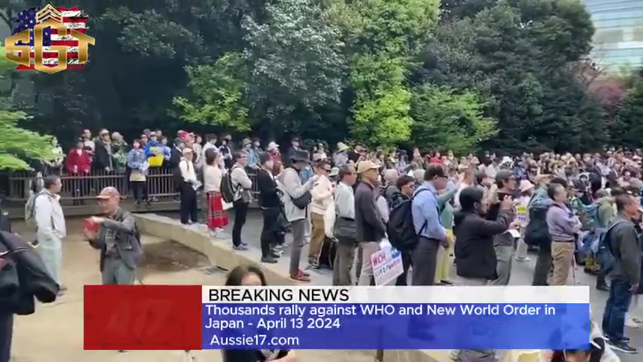 🇯🇵Tysiące ludzi w Japonii wzięło udział w masowym proteście przeciwko WHO i „nowemu porządkowi świata”.