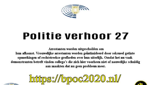 Bpoc Politie verhoor 27