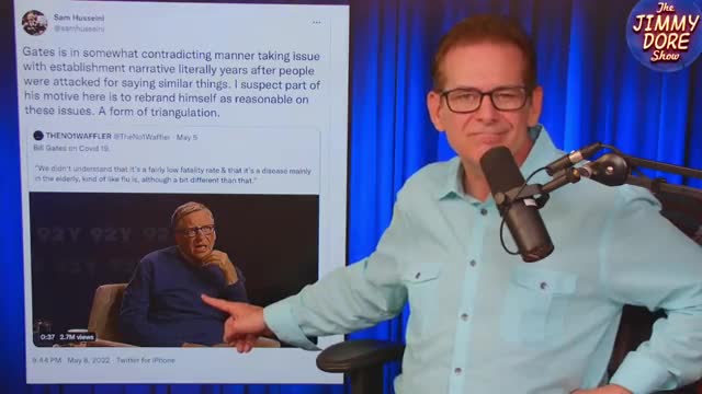 Jimmy Dore: Bill Gates Is Trying [Disgustingly] To Rebrand Himself As Reasonable