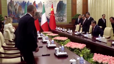 China's Xi urges closer ties during talks with Italy's Meloni