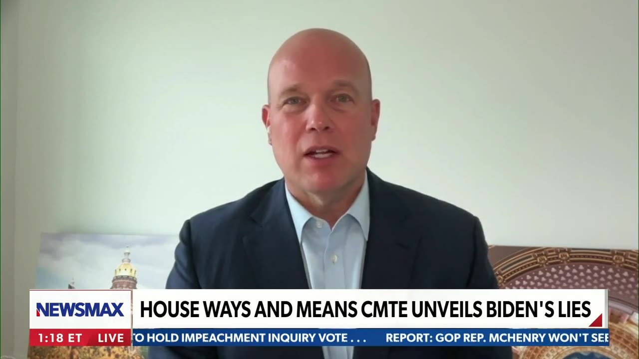 Matt Whitaker on Newsline - Newsmax 12.05.2023