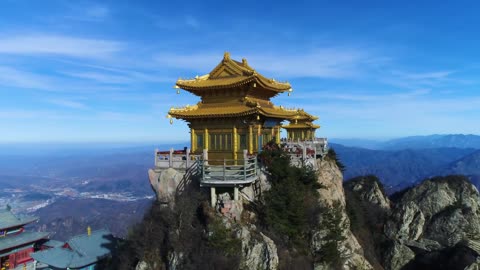 Buildings on the mountain