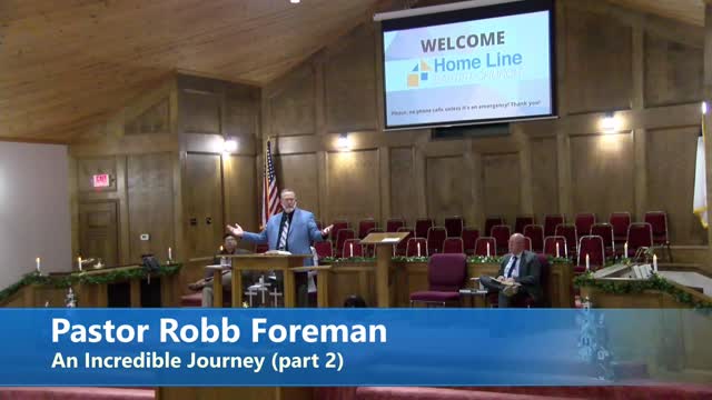 Pastor Robb Foreman // An Incredible Journey (part 2)