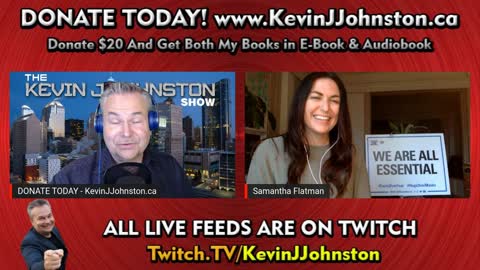 Kevin J Johnston with April Lejune & Samantha Flatman