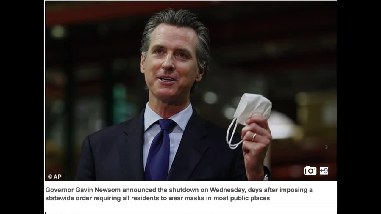 Newsom Shutdowns