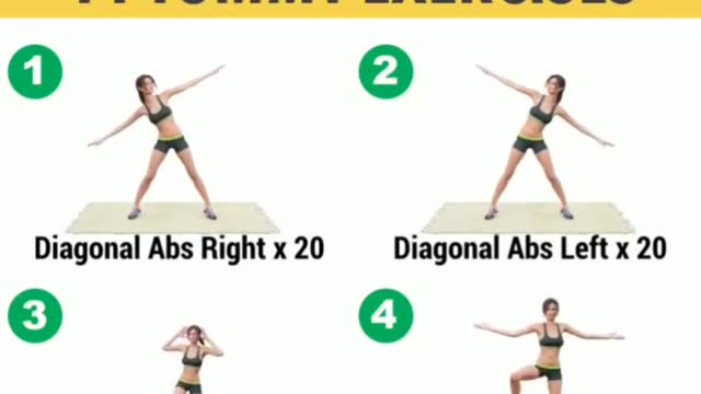 Best 11 Tummy Exercises 🏋️