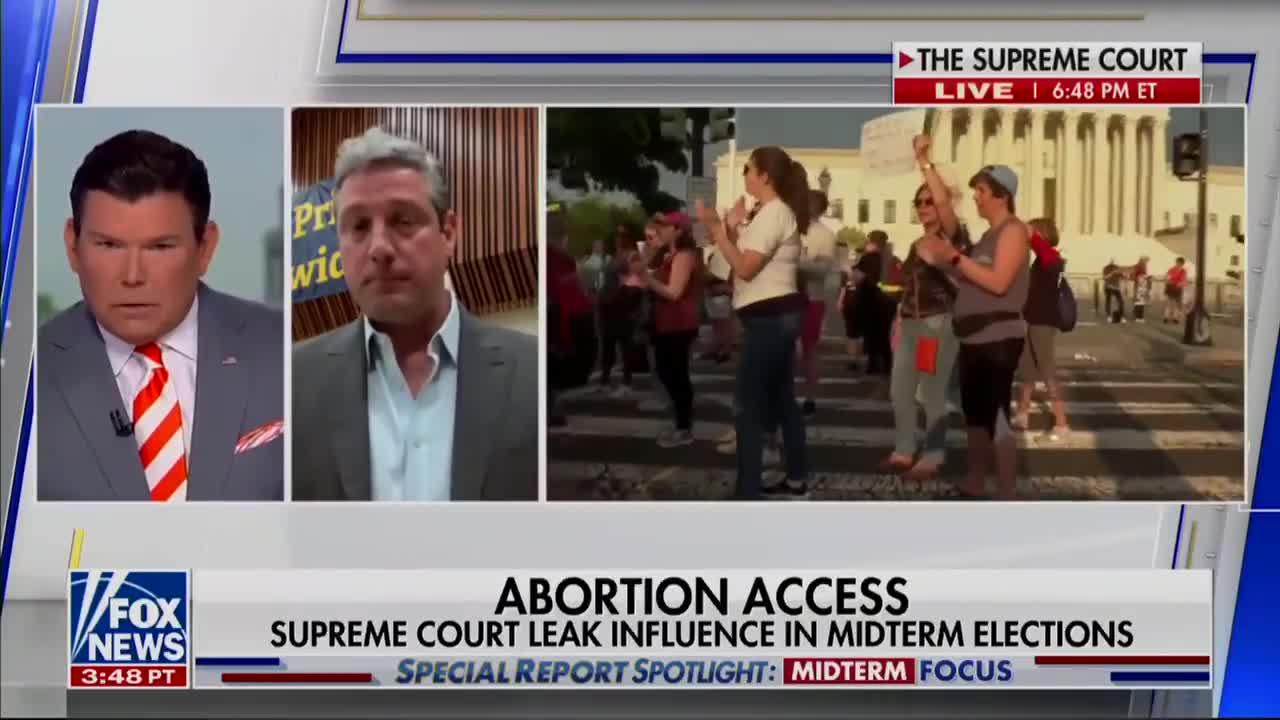 Bret Baier grills Ohio Senate nominee Rep. Tim Ryan on limits on abortion