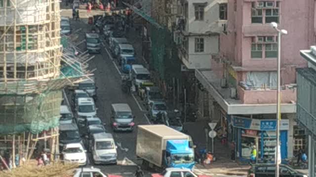 Hongkong view_Street corner in SSPo 15 minutes framelapse in 30 seconds 20210124