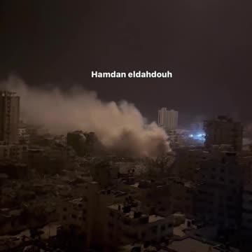 Israel drops white phosphorus munitions in Al Remal, Gaza City