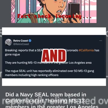 Fact Check: Navy SEAL Team Did NOT 'Hunt' MS-13 Members In Los Angeles -- Navy Denied