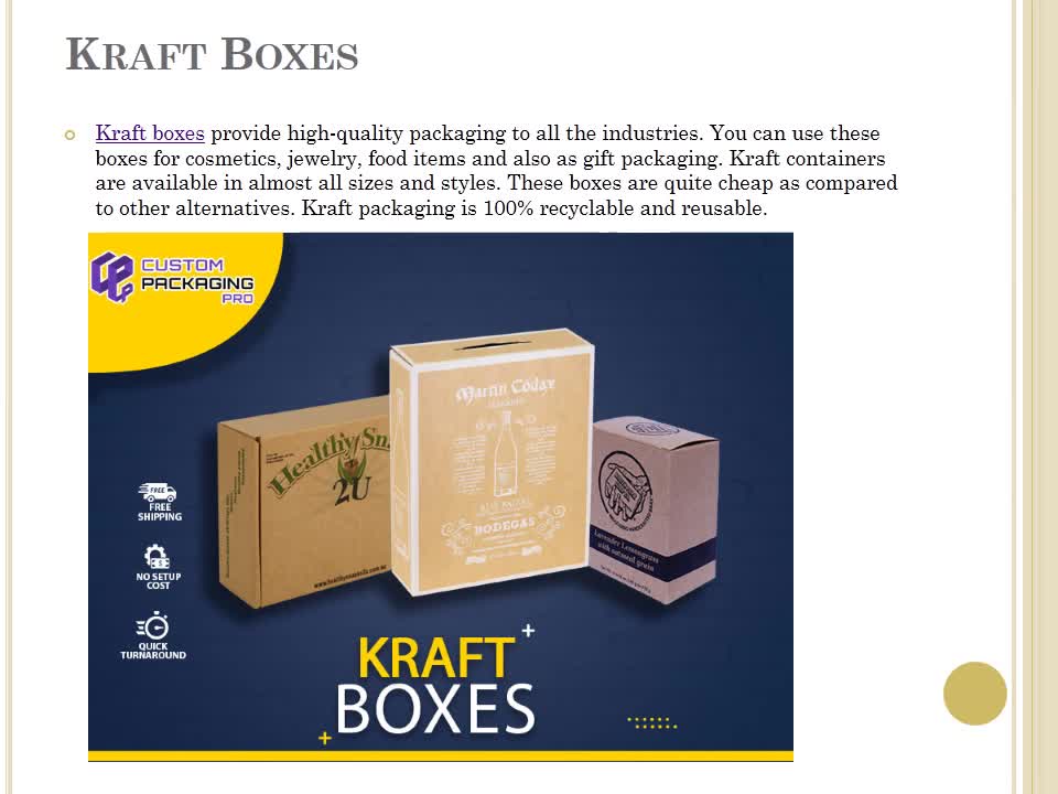 Kraft Boxes Packaging