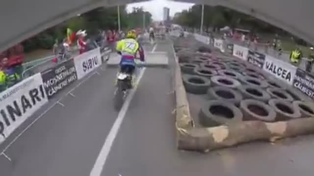 When you have 100% control over bike and no obstacle can stop you