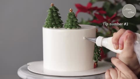 10:45 / 13:09 크리스마스 케이크 디자인 3가지, 3 Christmas Cake Designs