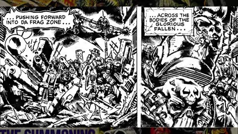 The Bridge - Space Marines Of Khorne vs. Orks - Warhammer 40K Comic