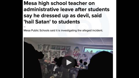 TEACHERS HAILING SATAN