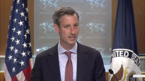 State Department spokesperson Ned Price holds a briefing