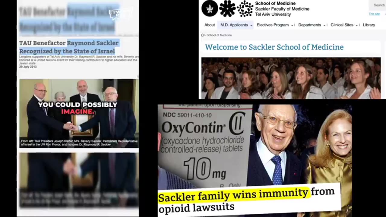 Health⧸Medicine: Dr. David Duke Exposes the Jew Sackler Family