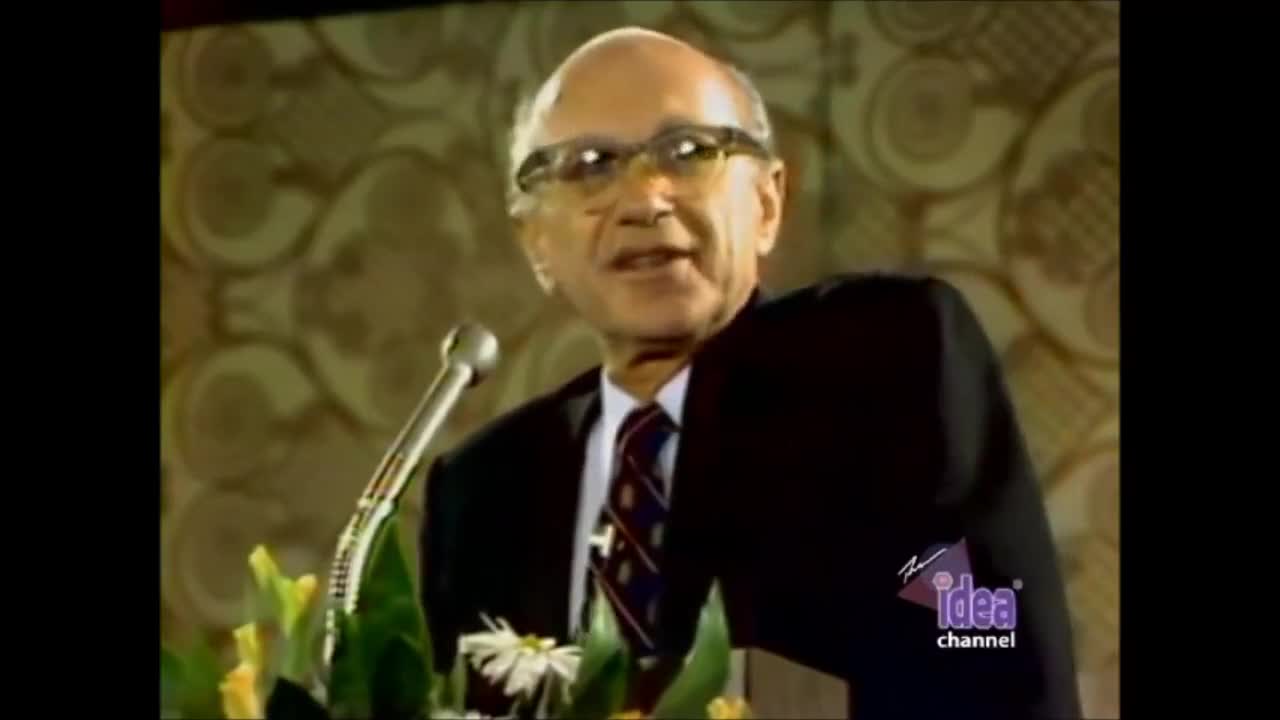 Milton Friedman Explains Inflation in 2 minutes