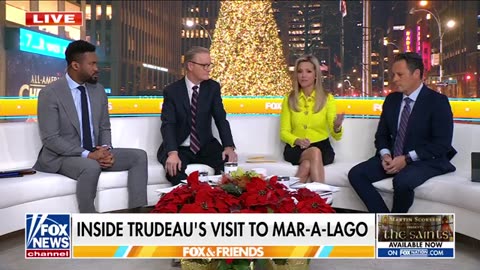 'Nervous laughter'_ Trump delivers warning to Trudeau at Mar-a-Lago