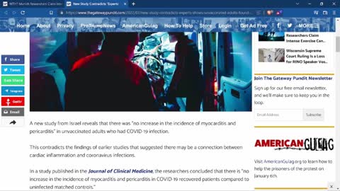 They finally admit, unvaccinated people will not get myocarditis