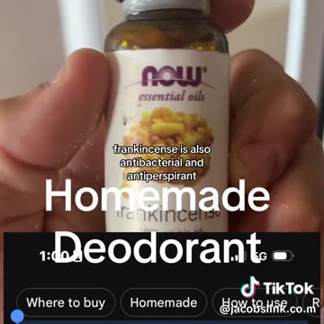Homemade Deodorant