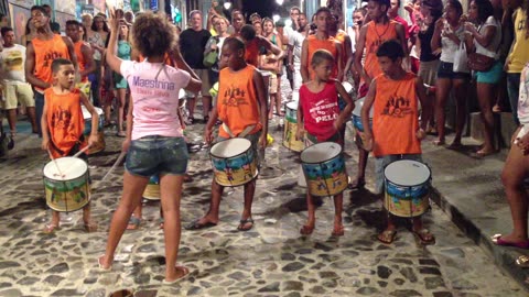 Sizzling Samba Night in Salvador: Live Street Performance