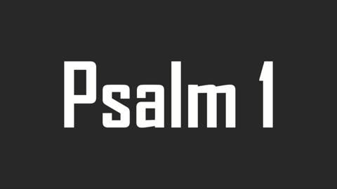 Psalm 1