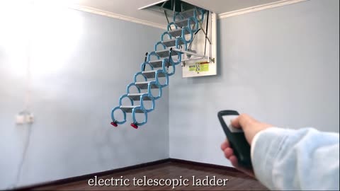 Electric Telescopic Ladder with Hatch