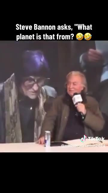 Steve Bannon: "What planet is that from?"