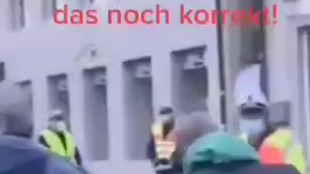 A WOMAN EATING AN APPLE ON A STOOP AND LOCKDOWN RULES IN GERMANY