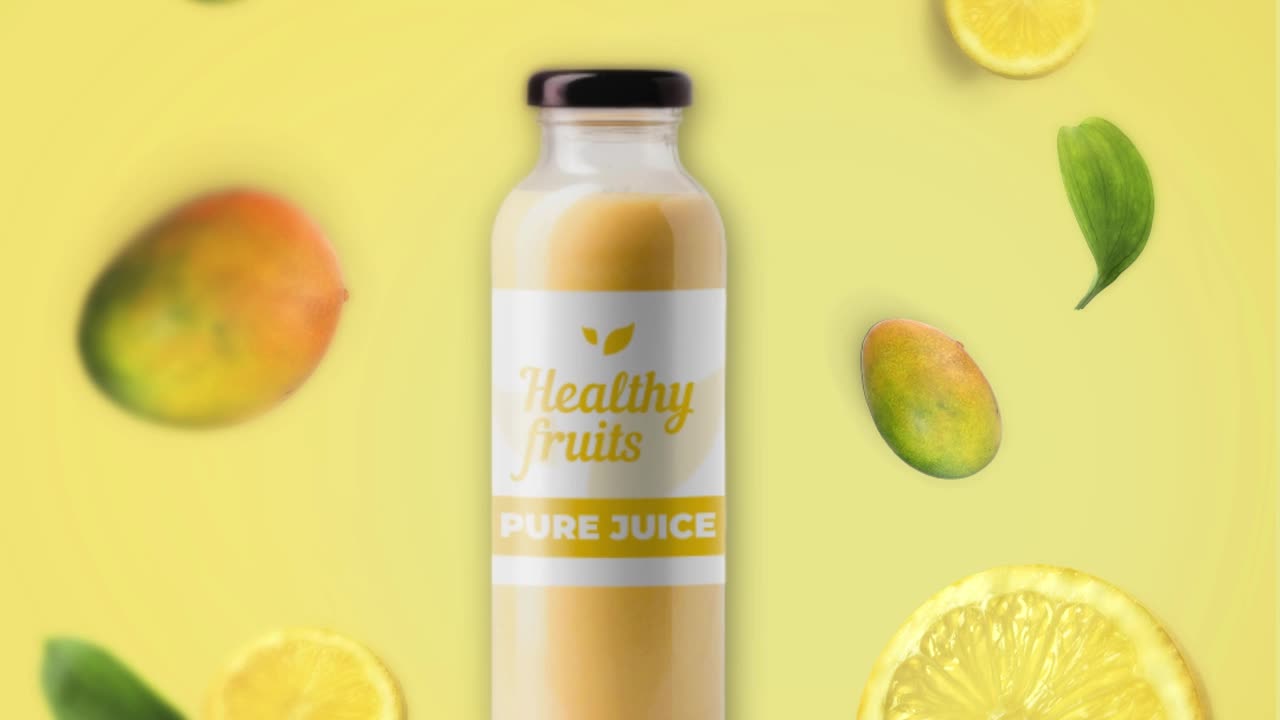 Mango Juice Product Ad | Admotion Graphics