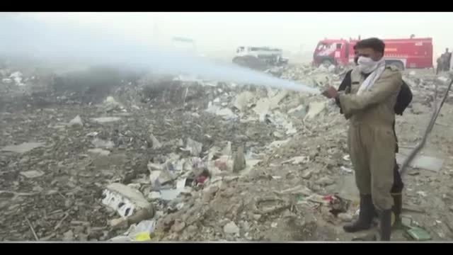 A huge landfill in India catches fire as smoke blankets the sky over New Delhi