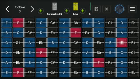Play a melody on a muselead