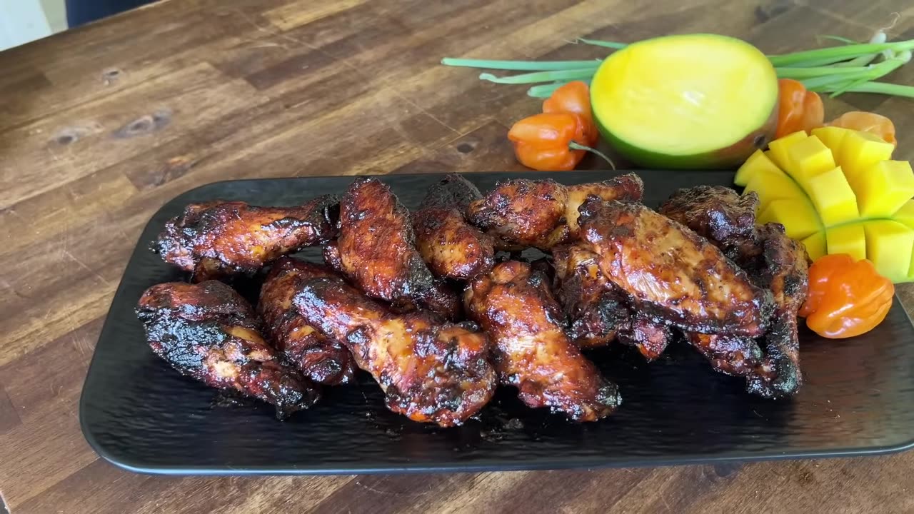 Testing Recipes For A Big Wing Contest_ Grilled Jerk Chicken Wings